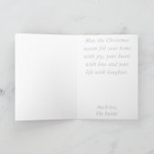 クリスマスグリーティングカード/封筒「オーナメント」 シーズンカード (内部)