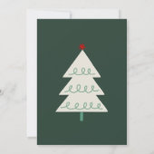 クリスマスグリーティングカード 招待状 (裏面)