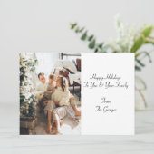 クリスマスグリーティングカード 招待状 (スタンド正面)