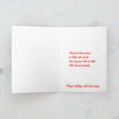 クリスマスグリーティングカード – 特別な人 シーズンカード (内部)