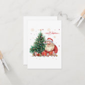 クリスマスグリーティングカード#23 カード (正面/裏面インサイチュ)