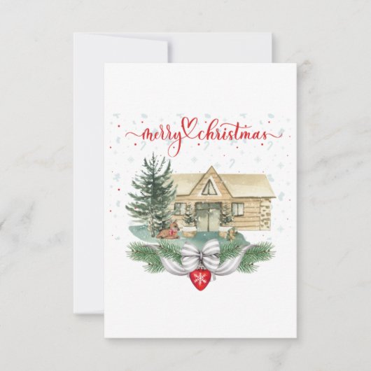 クリスマスグリーティングカード#24 カード (正面)
