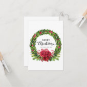 クリスマスグリーティングカード#32 カード (正面/裏面インサイチュ)