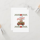 クリスマスグリーティングカード#47 カード (正面/裏面インサイチュ)