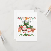 クリスマスグリーティングカード#6 カード (正面/裏面インサイチュ)