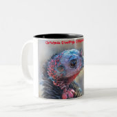 クリスマスグリーティンググランドパハンターGatherer ツートーンマグカップ (正面左)