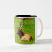 クリスマスグリーティンググランドパハンターGatherer ツートーンマグカップ (正面右)