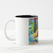 クリスマスグリーティンググランドパハンターGatherer ツートーンマグカップ (左)