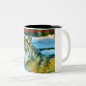 クリスマスグリーティンググランドパハンターGatherer ツートーンマグカップ (正面右)