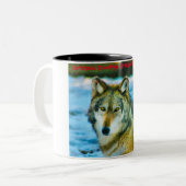 クリスマスグリーティンググランドパハンターGatherer ツートーンマグカップ (正面左)