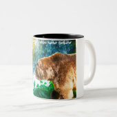 クリスマスグリーティンググランドパハンターGatherer ツートーンマグカップ (正面右)