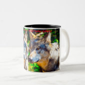 クリスマスグリーティンググランドパハンターGatherer ツートーンマグカップ (正面右)