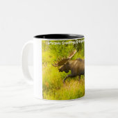 クリスマスグリーティンググランドパハンターGatherer ツートーンマグカップ (正面左)