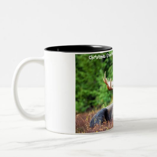 クリスマスグリーティンググランドパハンターGatherer ツートーンマグカップ (左)