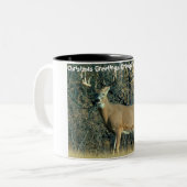 クリスマスグリーティンググランドパハンターGatherer ツートーンマグカップ (正面左)