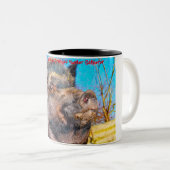 クリスマスグリーティンググランドパハンターGatherer ツートーンマグカップ (正面右)