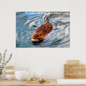 クリスマスグリーティンググランドパハンターGatherer ポスター (キッチン)