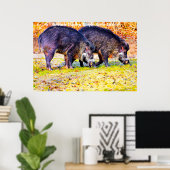 クリスマスグリーティンググランドパハンターGatherer ポスター (ホームオフィス)