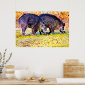 クリスマスグリーティンググランドパハンターGatherer ポスター (キッチン)