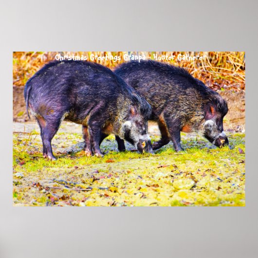 クリスマスグリーティンググランドパハンターGatherer ポスター (正面)