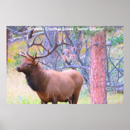 クリスマスグリーティンググランドパハンターGatherer ポスター (正面)
