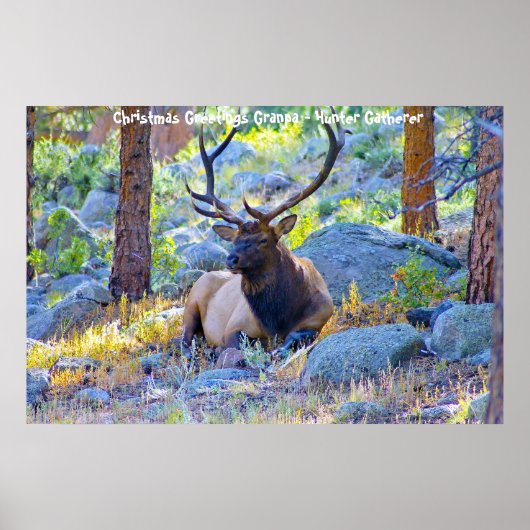 クリスマスグリーティンググランドパハンターGatherer ポスター (正面)