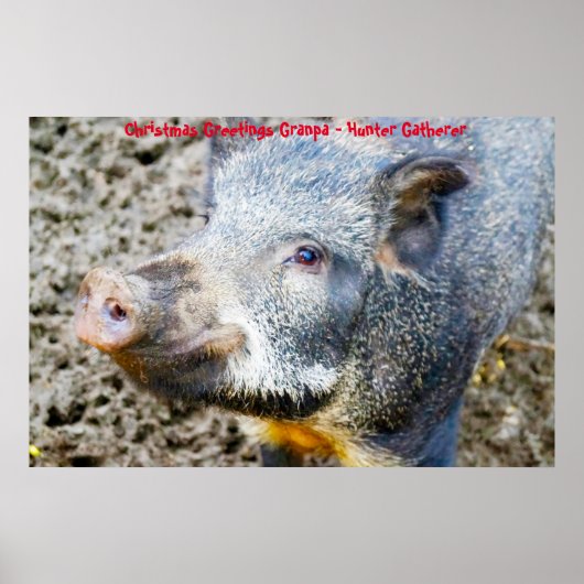 クリスマスグリーティンググランドパハンターGatherer ポスター (正面)