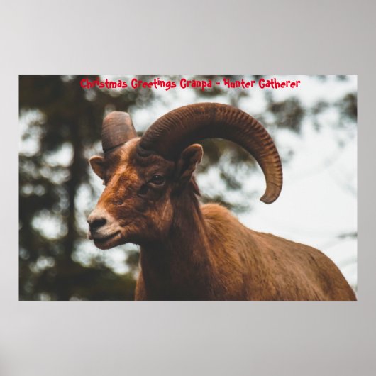 クリスマスグリーティンググランドパハンターGatherer ポスター (正面)