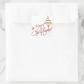 クリスマスグリーティングシール スクエアシール (バッグ)