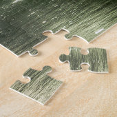 クリスマスグリーティングスアラスカトレーシーアームフィヨルドジュノー ジグソーパズル (側面)