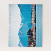 クリスマスグリーティングスアラスカトンプソンハーバーシトカ ジグソーパズル (縦)