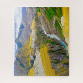 クリスマスグリーティングスキッパーズキャニオンニュージーランド ジグソーパズル (縦)