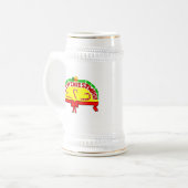 クリスマスグリーティングスタインマグ ビールジョッキ (正面左)