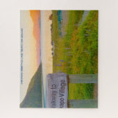 クリスマスグリーティングスレイクテカポニュージーランド ジグソーパズル (縦)