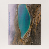 クリスマスグリーティングトンガリロ国立公園 ジグソーパズル (縦)