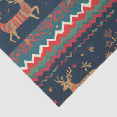 クリスマスグリーティングパターンデザイン 薄葉紙 (詳細)