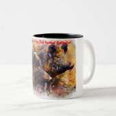 クリスマスグリーティングパパハンターGatherer ツートーンマグカップ (正面右)