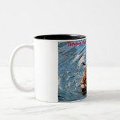 クリスマスグリーティングパパハンターGatherer ツートーンマグカップ (左)