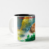 クリスマスグリーティングパパハンターGatherer ツートーンマグカップ (正面左)