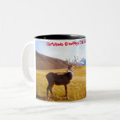 クリスマスグリーティングパパハンターGatherer ツートーンマグカップ (正面左)