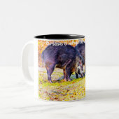 クリスマスグリーティングパパハンターGatherer ツートーンマグカップ (正面左)