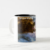 クリスマスグリーティングパパハンターGatherer ツートーンマグカップ (正面左)