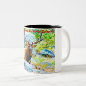 クリスマスグリーティングパパハンターGatherer ツートーンマグカップ (正面右)