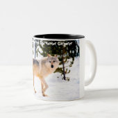 クリスマスグリーティングパパハンターGatherer ツートーンマグカップ (正面右)