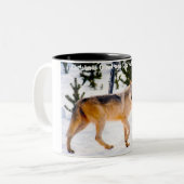 クリスマスグリーティングパパハンターGatherer ツートーンマグカップ (正面左)