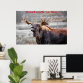 クリスマスグリーティングパパハンターGatherer ポスター (ホームオフィス)