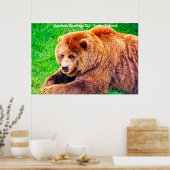 クリスマスグリーティングパパハンターGatherer ポスター (キッチン)