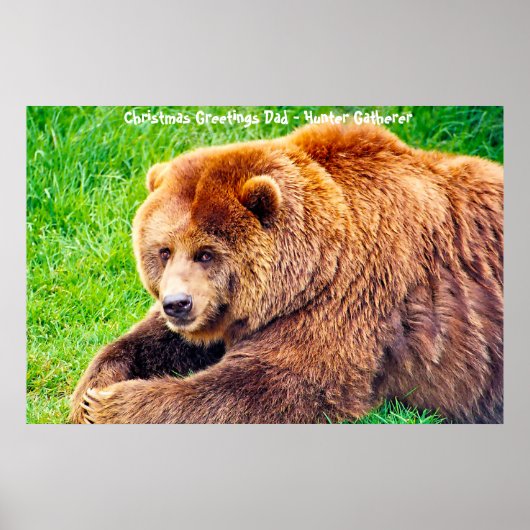 クリスマスグリーティングパパハンターGatherer ポスター (正面)