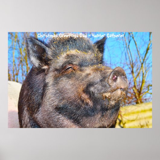クリスマスグリーティングパパハンターGatherer ポスター (正面)