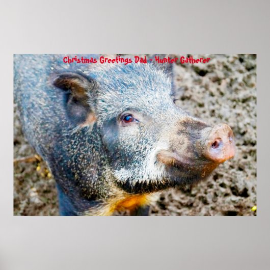 クリスマスグリーティングパパハンターGatherer ポスター (正面)